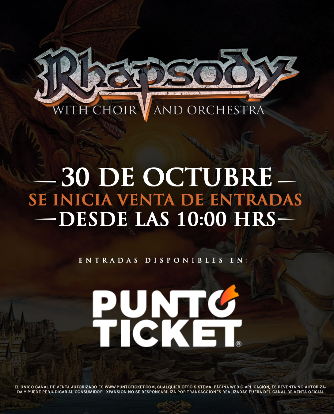 Rhapsody regresa a Chile para un exclusivo show con orquesta